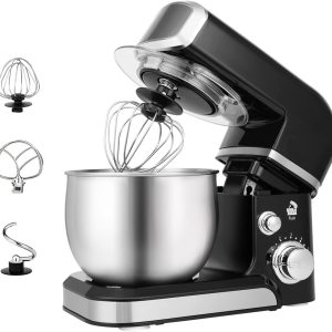 3.2Qt Stand Mixer - 6-Speed Compact Kitchen Mixer