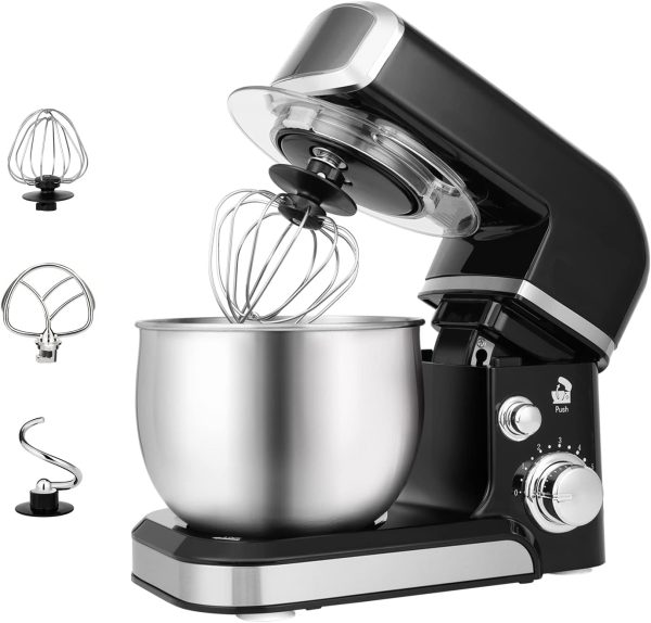 3.2Qt Stand Mixer - 6-Speed Compact Kitchen Mixer