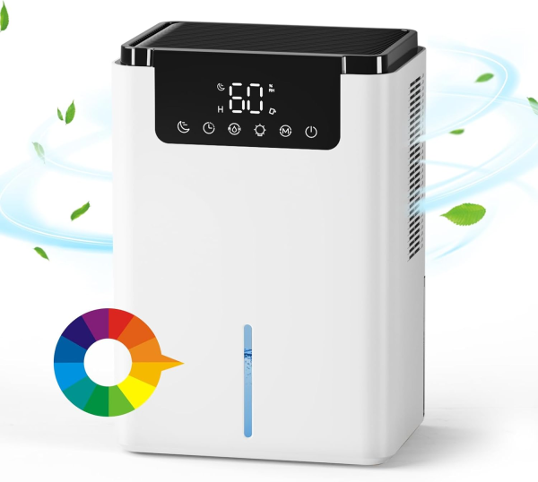 Portable Dehumidifier - 68oz for Bedrooms (500 Sq.Ft)