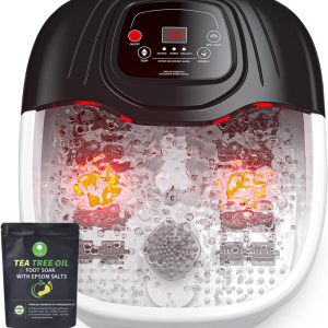 Foot Spa Bath Massager with Heat, Epsom Salt and Vibration