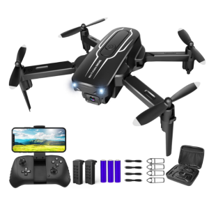 Mini Drone with 1080P HD FPV Camera Drones with 90° Adjustable Lens, Gestures Selfie