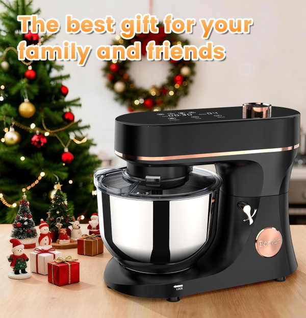 Stand Mixer Set, 6QT Kitchen Mixer with LED Touchscreen, 11-Speed Tilt-Head Mixer with Timer - Image 5